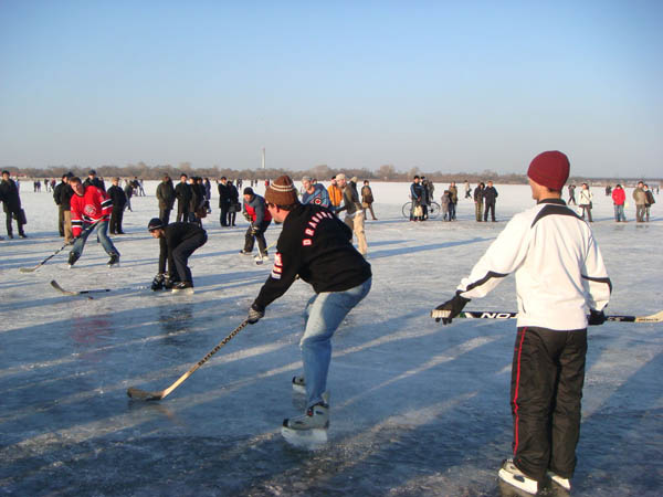Songhuajiang River Ice Hockey